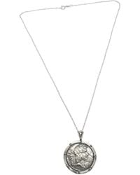 Tg-Jewellery by Tamara Gervasio - Ancient Coin Pendant Necklace – Hand-Carved Sterling - Lyst