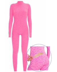 Monosuit - Seamless Turtleneck Long Sleeve Full Eco Bodysuit - Lyst
