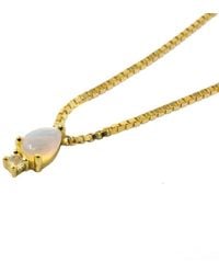 NASI SILVER - Pear Atarah Necklace- Opal & Topaz - Lyst