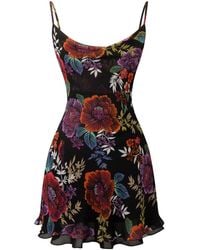 Lily Phellera - La Dolce Vita Floral Summer Mini Dress - Lyst