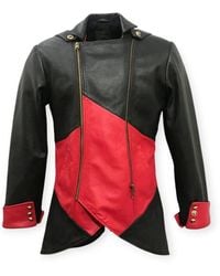 Zasta Studio - The Gambler Long Coat Leather Jacket - Lyst