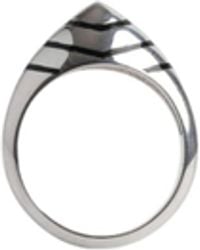Gutta Design - Dome Ring Rhodium Plated - Lyst