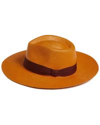 Dasmarca Hats - Dasmarca Albert Wide Brim Summer Genuine Panama Straw Hat For - Amber - Lyst