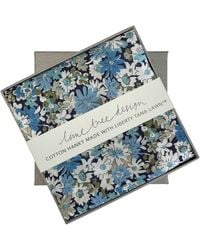 Lime Tree Design - Single Boxed Hanky Made With Liberty Fabric Libby - Lyst