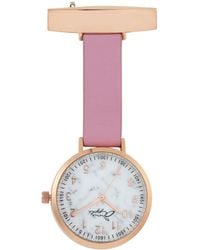 Bermuda Watch Company - Annie Apple Meraki Rose Marble Leather Fob 35 - Lyst