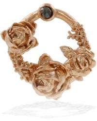 Lee Renee - Rose Diamond Rose Halo Lapel Pin Rose - Lyst