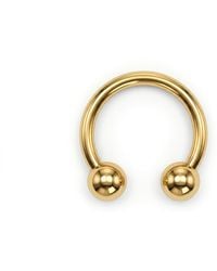 Zahav Jewelry - 10K Solid 16G 8Mm Horseshoe Barbell - Lyst