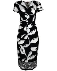 Lalipop Design - And Knitted Stretch Viscose Midi Dress - Lyst