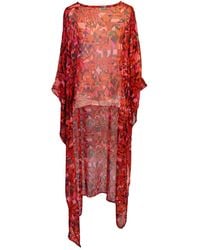 Jennafer Grace - Electric Sangria Float Scarf Top - Lyst