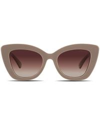 Velvet Eyewear - Neutrals Cat Eye Sunglass Style - Lyst