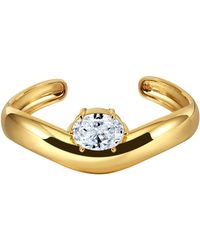 Zepplin the Label - Wave Cuff – Sculptural Statement Bracelet - Lyst