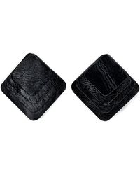WAIWAI - Layered Leather Studs - Lyst