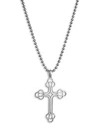 Leni James - The Midi Billie Cross Necklace - Lyst