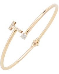 LÁTELITA London - Initial Bangle T - Lyst