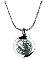 My Little Nature - Tiny Necklace With Natural Pine Needles – Handmade Nature-Inspired Jewelry - Lyst