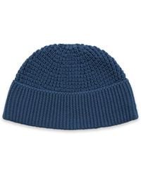 Paul James Knitwear - Lightweight Cotton Whitby Docker Beanie - Lyst