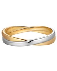Vanhi - Yvette Two-Tone Mixed Metal Ring - Lyst