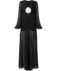 Lita Couture - Ruched Maxi Dress - Lyst