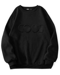 COOL Creative - Embossed Crewneck Sweatshirt - Lyst