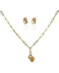 Bio-Trimmings - Carrara Necklace & Earrings Set - Lyst