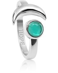 The Jewellery Store London - Adjustable May Hope Birthstone Ring - Lyst
