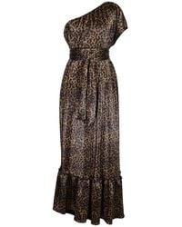 Jennafer Grace - Panther Slink One Shoulder Maxi Dress - Lyst