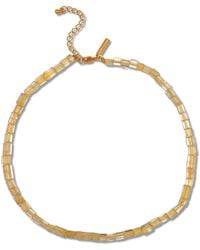 Jaredjamin - Faceted Citrine Bead Necklace - Lyst