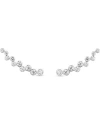 SALLY SKOUFIS - Minx Ear Climber With Made Cz Diamond Stimulant - Lyst