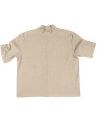 ZSIGMOND - Neutrals Core Mock Neck T-Shirt - Lyst
