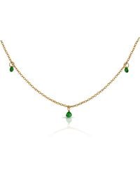 Evie Jewelry - Off Duty Emerald Waterproof Choker Necklace - Lyst