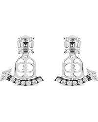 SALLY SKOUFIS - Revival Ear Jacket With Made Cz Diamond Stimulant - Lyst