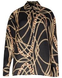 Circular Path - Long Sleeve Oversized Shirt - Lyst