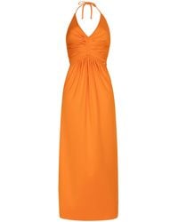 Chic by Lirette - Halter Dress Natural - Lyst