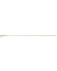 Larisa Beaumont - Paperclip Short Chain Necklace – 14K Solid, 42Cm - Lyst