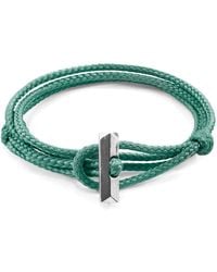 Anchor and Crew - Mint Oxford & Rope Bracelet - Lyst