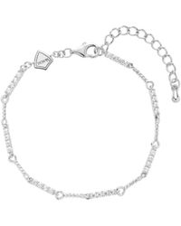 Vanhi - Pia Crystal Link Bracelet - Lyst