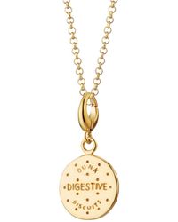 Lily Charmed - Plated Digestive Biscuit Charm Necklace - Lyst