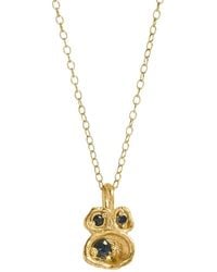 Claire Hill Designs - Sapphire Lichen Pendant Necklace - Lyst
