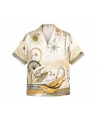 Hustle - South Beach Satin-Shirt - Lyst