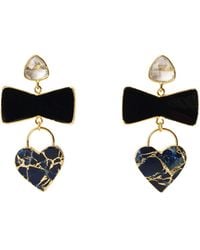 YAA YAA LONDON - 'Molten Heart' Earrings - Lyst
