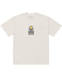 Anchor and Crew - Neutrals Faded Bone Ocean Drift Surf Explore Co. Oversized Cotton T-Shirt - Lyst