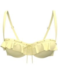 Blackbough Swim - Debi Ruffled Underwire Top Butter - Lyst