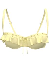 Blackbough Swim - Debi Ruffled Underwire Top Butter - Lyst