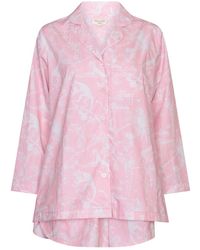 NoLoGo-chic - Jungle Print Cotton Poplin Shorts Pj Set - Lyst
