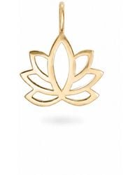 Zohreh - Lotus Flower Pendant 9K - Lyst