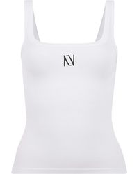 Nocturne - Ribbed Wide Strap Top - Lyst