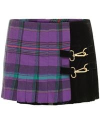 Come on - Jack Skirt Tartan Mini - Lyst