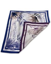 Hi Silk - Beautiful Botanicals Large Square Silk Twill Scarf - Lyst