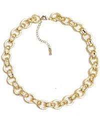 Adriana Pappas Designs - Golden Circles Necklace - Lyst