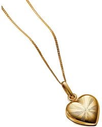 Posh Totty Designs - Petite Heart Locket - Lyst